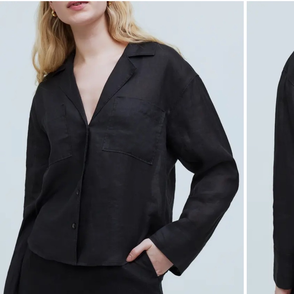Madewell Ramie Button-Up Shirt